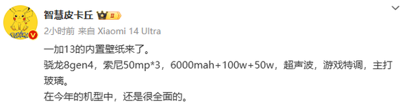 OnePlus 13 core configuration leaked
