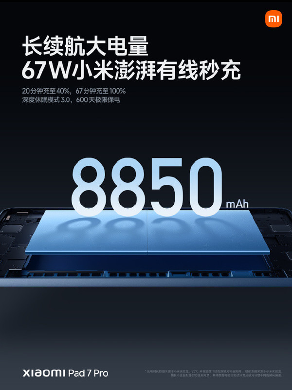 Xiaomi Mi Pad 7 series officially released equipped with ThePaper OS 2, priced from 1,999 yuan
