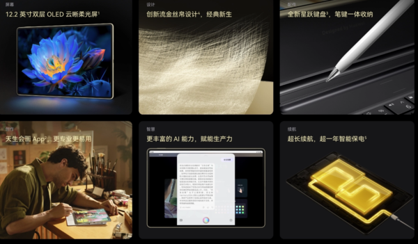 Huawei MatePad Pro 12.2-inch Gold Collection Edition goes on sale for 9,899 yuan