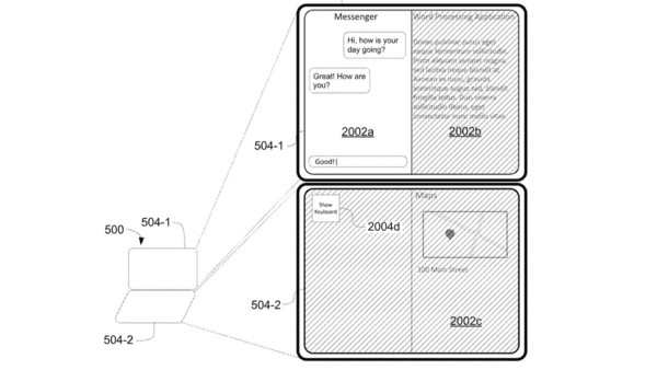 Patent exposure! Exposure can be folded iPhone/iPad custom interface is under development 