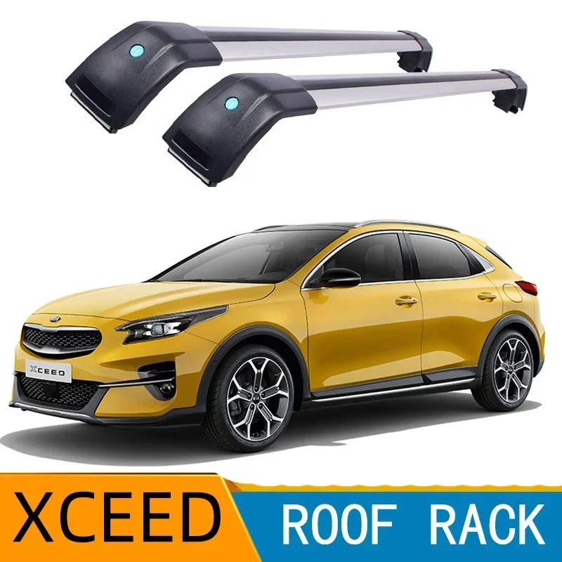 2Pcs Roof Bars for KIA XCEED 5 Door SUV 2020 2021 2022 2023 Aluminum Alloy  Side Bars Cross Rails Roof Rack Luggage Carrier - Tiny Deal